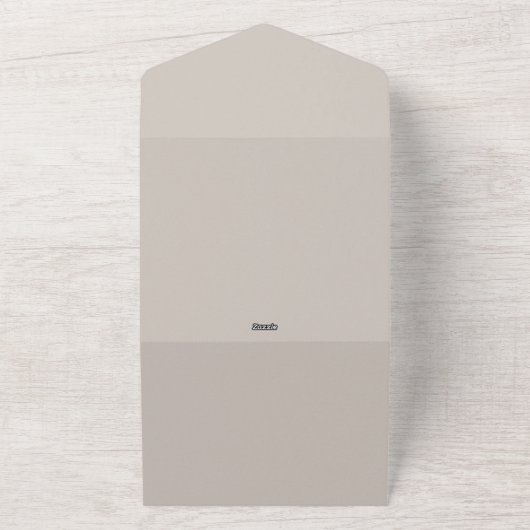 Wedding Soft Beige Kindly Reply invite All In One Einladung (Außenbereich)