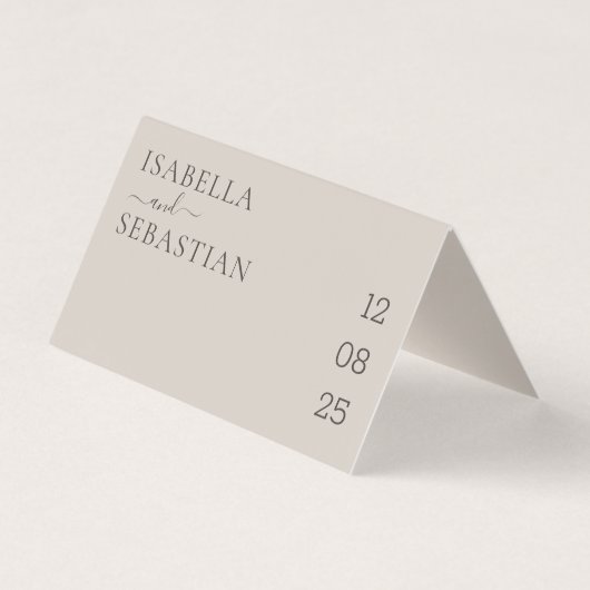 Wedding Soft Beige QR Code Playlist (Rückseite)