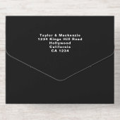 Wedding Sounds Gay Fun Rainbow Pride All-in-One-Einladung (Rückseite)