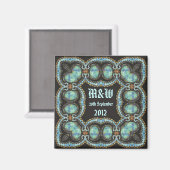 Wedding Souvenir Magnet (Vorderseite/Rückseite)