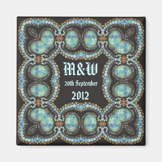 Wedding Souvenir Magnet (Vorne)