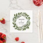 Wedding Sprigs Cocktail Napkins Serviette (Beispiel)