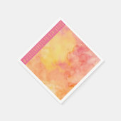 Wedding Standard Napkin Fresh Blume Floral Serviette (Ecke)