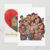 Wedding stationary personally einladung (Vorne/Hinten)