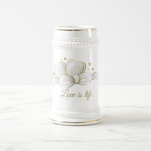 Wedding Stein Bierglas (Mittel)