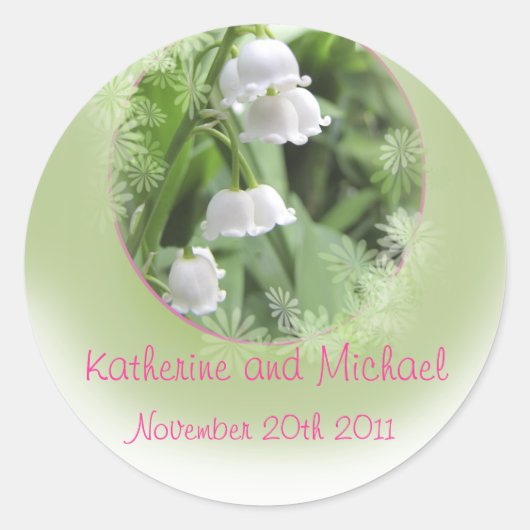 WEDDING STICKERS Envelope/Gefallen (Vorderseite)