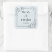 Wedding stickers personalized beachy (Tasche)
