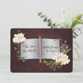 Wedding Storybook Einladung (Stehend Vorderseite)