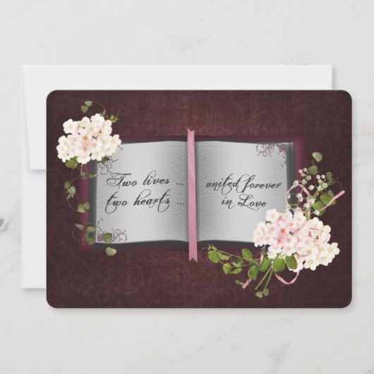 Wedding Storybook Einladung (Vorderseite)