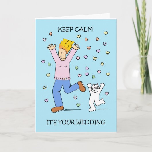 Wedding Stress Bridezilla Karte (Vorderseite)
