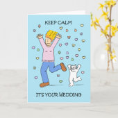 Wedding Stress Bridezilla Karte (Gelbe Blume)