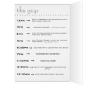 Wedding "TAG" der Tagesordnung (Zeitachse) (Innen (Links))