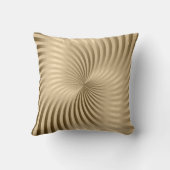 Wedding Tan Swirl Pillow Mr. und Mrs. Kissen (Rückseite)