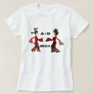 Wedding Tanz/Bride&Groom personalisierte Geschenke T-Shirt