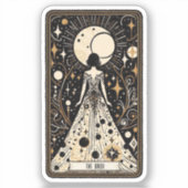 Wedding Tarot Bride Aufkleber (Vorderseite)