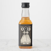 Wedding Tarot Brides Alkoholflaschenetikett (Vorderseite)