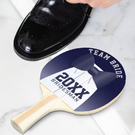 Wedding Team Bride Bridesman Ping Pong Paddle Tischtennis Schläger