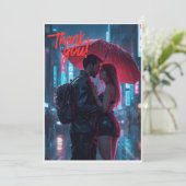 Wedding  thank you card ... dankeskarte (Stehend Vorderseite)