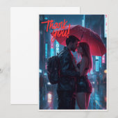 Wedding  thank you card ... dankeskarte (Vorne/Hinten)