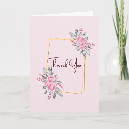 Wedding Thank You Cards Karte (Vorderseite)