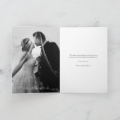 Wedding thank you karte (Innenseite)