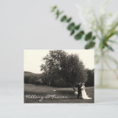 Wedding Thank you Postcard Postkarte (Stehend Vorderseite)