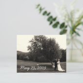 Wedding Thank you Postcard Postkarte (Stehend Vorderseite)