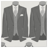 Wedding Themed Tuxedo Fabric Stoff (Nahaufnahme)