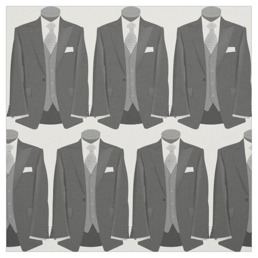 Wedding Themed Tuxedo Fabric Stoff (Muster)
