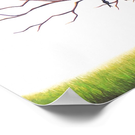 Wedding Thumbprint Tree Gästebuch (Ecke)