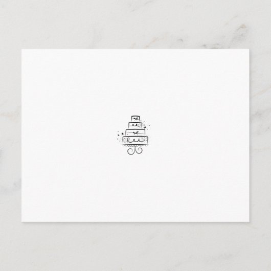 WEDDING TIMELINE | Die große Postkarte (Rückseite)