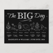 WEDDING TIMELINE | Die große Postkarte (Vorderseite)