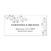 Wedding Tiny Blume Zeichn Permastempel (Design)