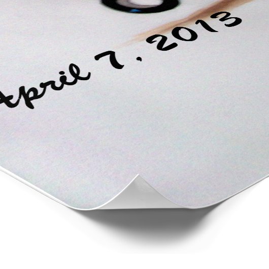 Wedding Tree Guest Book Gift Poster (Ecke)