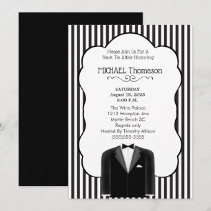 Wedding Tux Bachelor Party Einladung