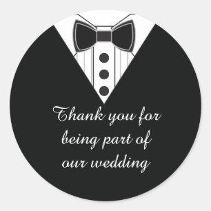 Wedding Tuxedo Danke Ihnen für Stickers