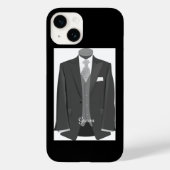Wedding Tuxedo Groom Case-Mate iPhone Hülle (Rückseite)