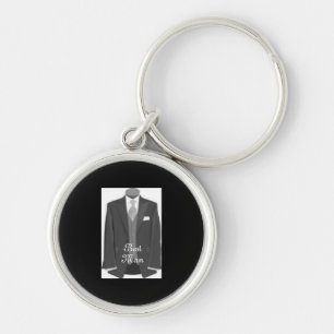 Wedding Tuxedo Key Ring Trauzeuge Schlüsselanhänge Schlüsselanhänger