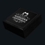 Wedding Tuxedo Krawatte Trauzeuge Schwarze Geschen Erinnerungskiste<br><div class="desc">Hochzeit Trauzeuge Tuxedo Krawatte Schwarze Geschenkboxen oder Gefälligkeitsbox</div>