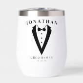 Wedding Tuxedo Personalisierter Trauzeuge (Vorderseite)