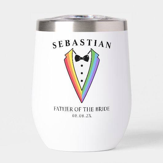 Wedding Tuxedo Personalized Father of the Bride (Vorderseite)