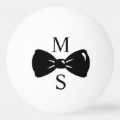 Wedding Tuxedo Suspenders Bow Krawatte Tischtennisball (Rückseite)