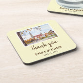 Wedding Ulm Minster Germany Farida Greenfield Getränkeuntersetzer (Linke Seite)