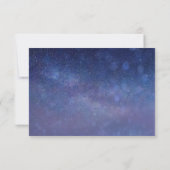 Wedding unter der Sterngeneralkarte Dankeskarte (Rückseite)