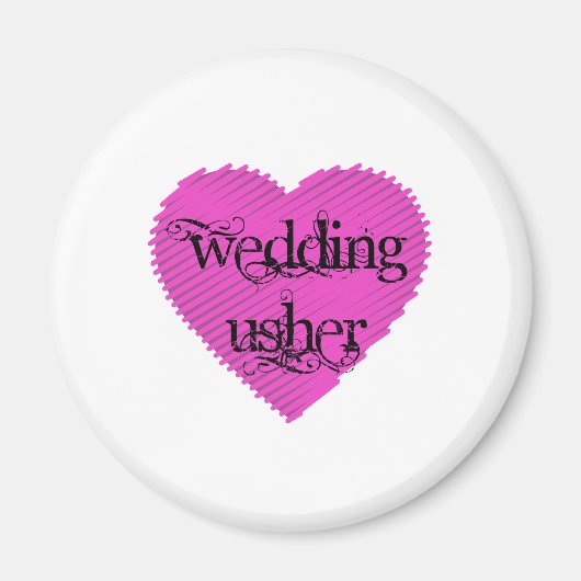 Wedding Usher Magnet (Vorne)