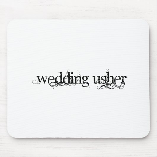 Wedding Usher Mousepad (Vorne)