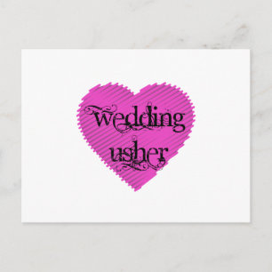 Wedding Usher Postkarte