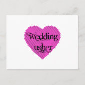 Wedding Usher Postkarte (Vorderseite)