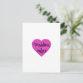 Wedding Usher Postkarte (Stehend Vorderseite)