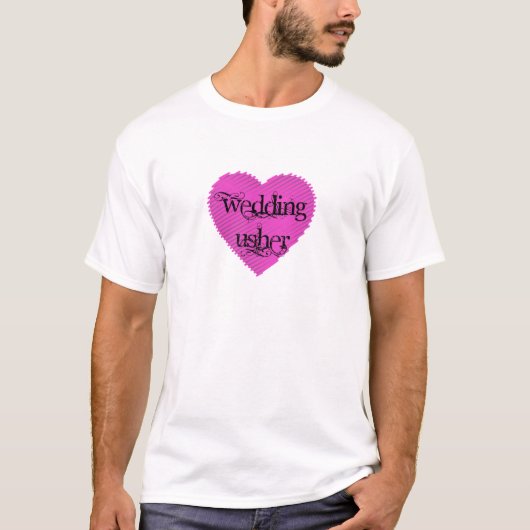 Wedding Usher T-Shirt (Vorderseite)